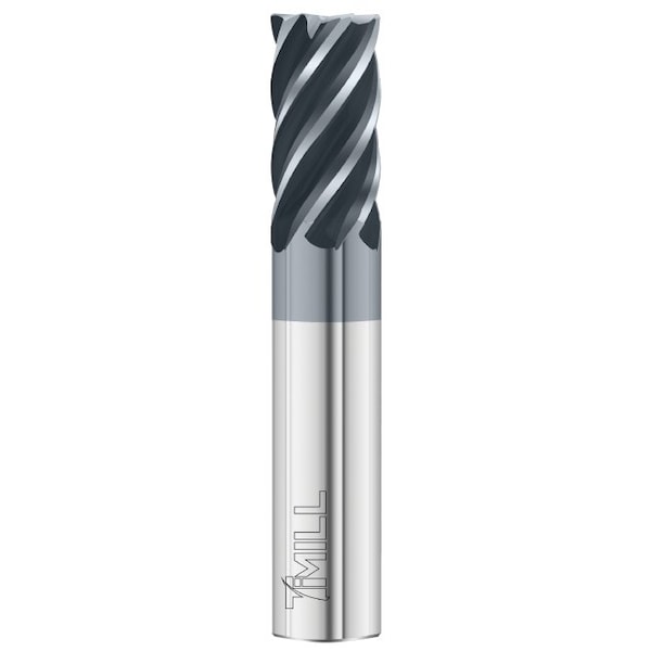 Fullerton Tool 6-Flute - 38 Degree Helix - 3116 TiMill HP End Mills, FC13, RH Spiral, Corner Radius, Standard, 5/8 29121 - main